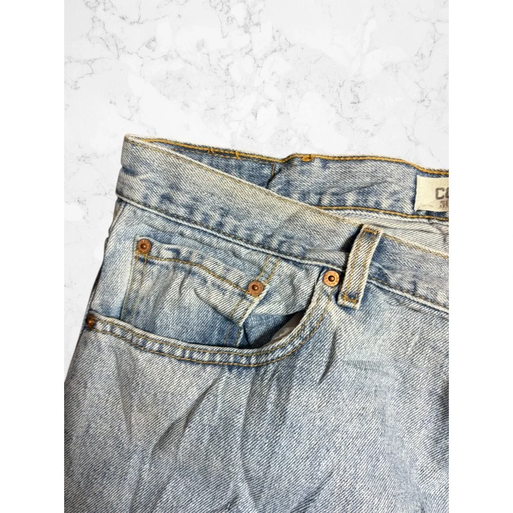 Levis 560 Comfort Fit Jeans Mens 38x34 Light Wash Blue Tapered Leg Denim Vintage